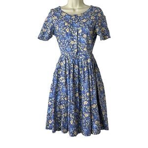 Laura Ashley Vintage 90s Cottagecore Floral Dress
